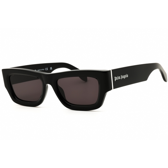 Palm Angels AUBERRY Sunglasses 1007 Black acetate Rectangular main image 2